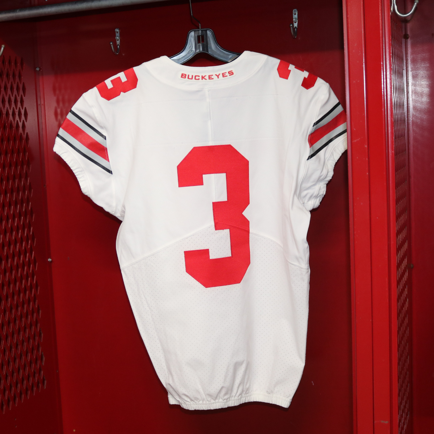 Ohio State Buckeyes Locker Room Authentic White Jersey