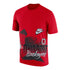 Ohio State Buckeyes Nike MX90 90's Hoop Red T-Shirt - Front View