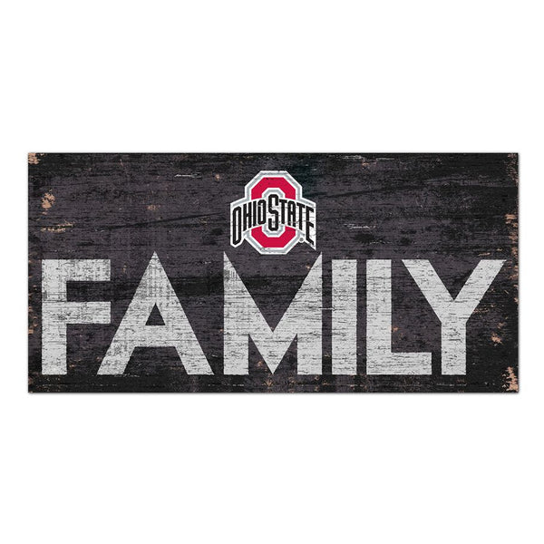 Ohio State Family Wood Sign - Front View