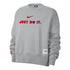 Ladies Ohio State Buckeyes Nike Just Do It Crew - In Gray - Front View