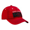 Youth Ohio State Buckeyes Old School Black Adjustable Hat - Angled Right View