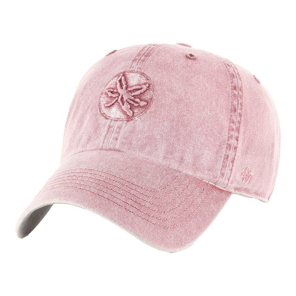 Ladies Ohio State Buckeyes Mist Clean Up Adjustable Hat - In Pink - Front View