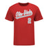 Ohio State Buckeyes Baseball #2 Marcus Ernst Student Athlete T-Shirt in Scarlet - Front View