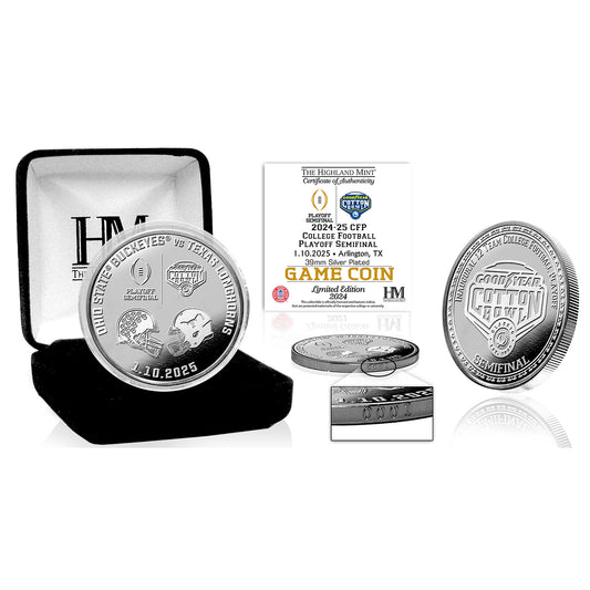 Ohio State Buckeyes Cotton Bowl Silver Coin - Front View