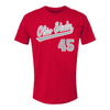 Ohio State Buckeyes Baseball Student Athlete T-Shirt #45 Will Carpenter - Front View
