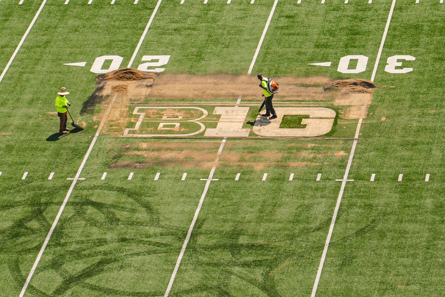 Ohio Stadium Official "B" BIG10 12'x15' ft Turf Cutout
