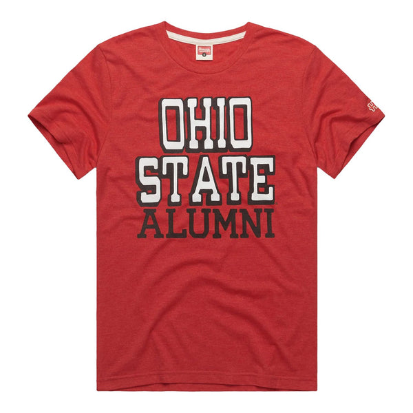 Ohio State Buckeyes Alumni Scarlet T-Shirt - Front View