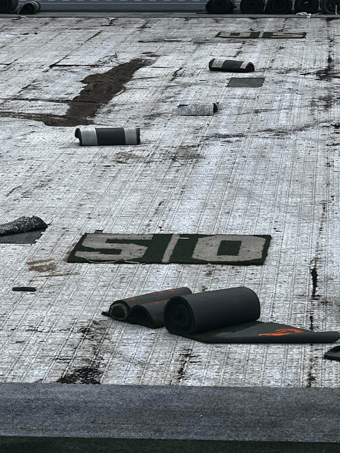 Ohio Stadium Official 50 Yard Line 6'x11' ft Turf Cutout