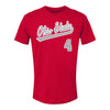 Ohio State Buckeyes Baseball Student Athlete T-Shirt #4 Justin Eckhardt - Front View