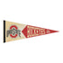 Ohio State Buckeyes Vintage Scarlet Pennant - Front View