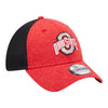 Ohio State Buckeyes Primary Logo Shadow Neo Scarlet Flex Hat - Angled Right View