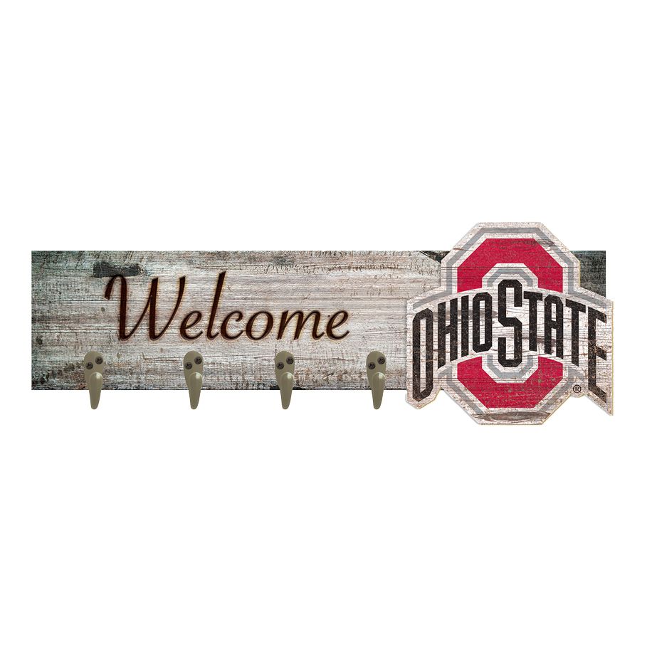 Ohio State University Football Stadium Linked Wood Wall Decor - OSU Sign  for Man Cave, Office or Dorm Room - Go Bucks!