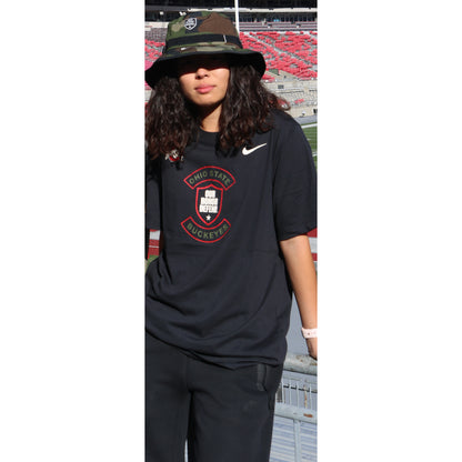 Ohio State Buckeyes Nike Our Honor Defend Team Patch T-Shirt - Lifestyle Front View