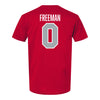 Ohio State Buckeyes Baseball Student Athlete T-Shirt #0 Zach Freeman - Back View