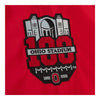 Ohio State Buckeyes Team Origins 100th Anorak Hooded Sweatshirt - Up Close Detail View