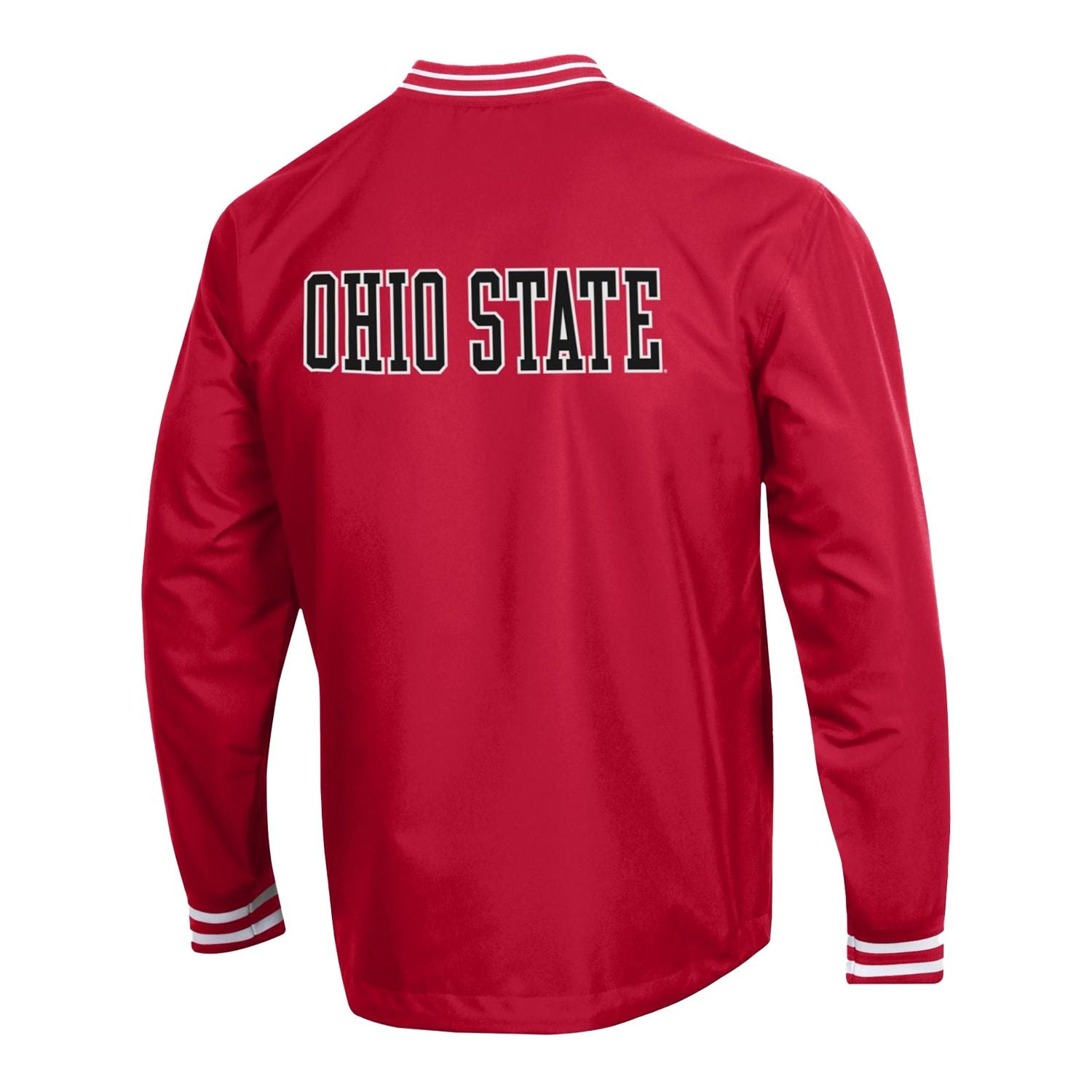 Ohio State Buckeyes Super Fan Twill Scout Jacket - Back View