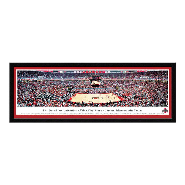 Ohio State Value City Arena Select Framed Panorama - Front View