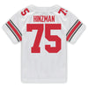 Ohio State Buckeyes Nike #75 Carson Hinzman Student Athlete White Football Jersey - In White - Back View