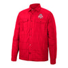 Ohio State Buckeyes Quilted Jacket in Scarlet - Front View