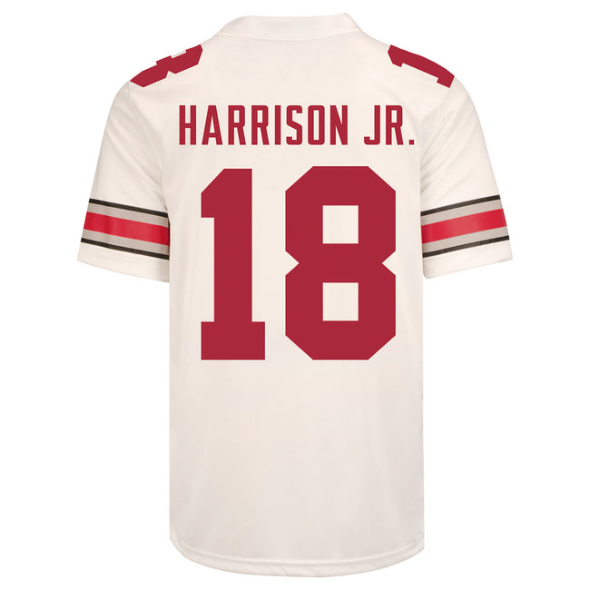 Hot] New Marvin Harrison Jr Jersey #18 Ohio State Alternate Gray Limited  Football