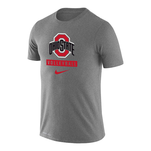 Ohio State Buckeyes Nike Volleyball Gray T-Shirt