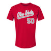 Ohio State Buckeyes Baseball Student Athlete T-Shirt #50 Will Henson - Front VIew