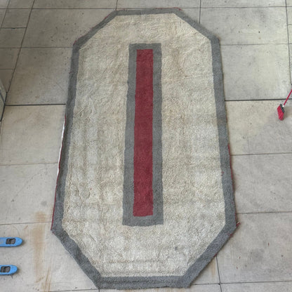 Ohio Stadium Official Endzone O 22.5'x11' ft Turf Cutout