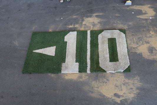 Ohio Stadium Official 10 Yard Line 6'x15' ft Turf Cutout