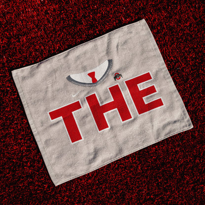 Ohio State Buckeyes THE Buckeye White Towel - Front
