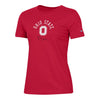 Ladies Ohio State Buckeyes Champion Mom Scarlet T-Shirt