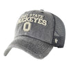 Ohio State Buckeyes Drumlin Clean Up Unstructured Adjustable Hat in Black - Angled Left View