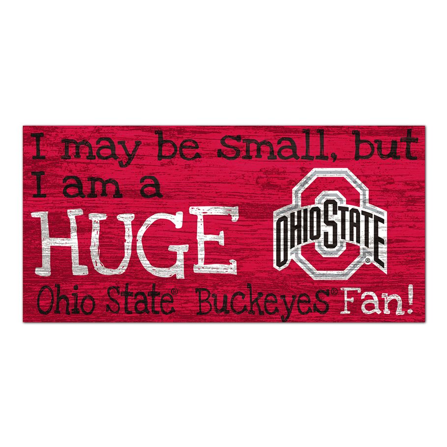 Ohio State University Football Stadium Linked Wood Wall Decor - OSU Sign  for Man Cave, Office or Dorm Room - Go Bucks!