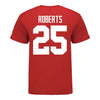 Ohio State Buckeyes Women's Lacrosse Student Athlete #25 Casey Roberts T-Shirt In Scarlet - Back View
