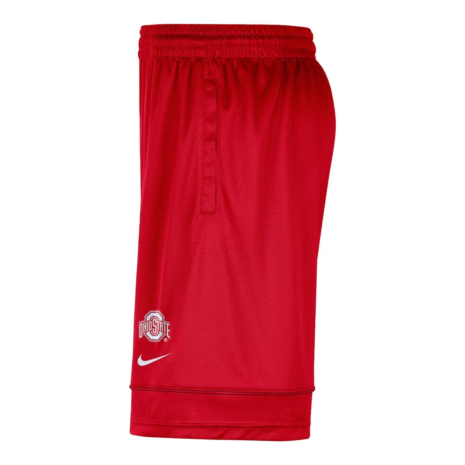 Ohio State Buckeyes Nike Fast Break Scarlet Short - Left View