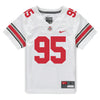 Ohio State Buckeyes Nike #95 Casey Magyar Student Athlete White Football Jersey - In White - Front View