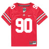 Ohio State Buckeyes Nike #90 Jaden McKenzie Student Athlete Scarlet Football Jersey - In Scarlet - Front View