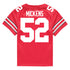 Ohio State Buckeyes Nike #52 Joshua Mickens Student Athlete Scarlet Football Jersey - In Scarlet - Back View