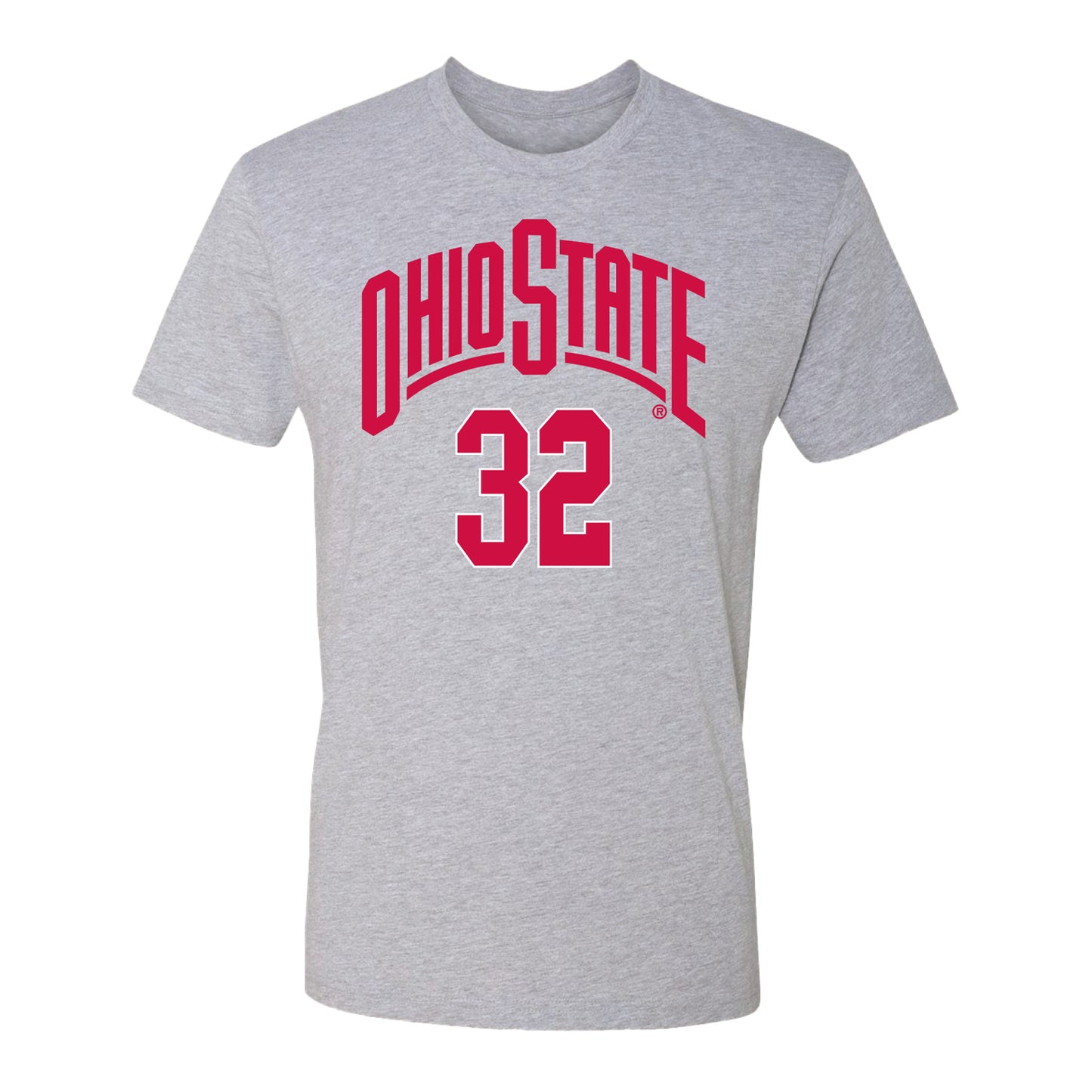 Ohio State Buckeyes Women's Basketball Student Athlete #32 Cotie McMahon T-Shirt - Front View