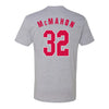 Ohio State Buckeyes Women's Basketball Student Athlete #32 Cotie McMahon T-Shirt - Back View