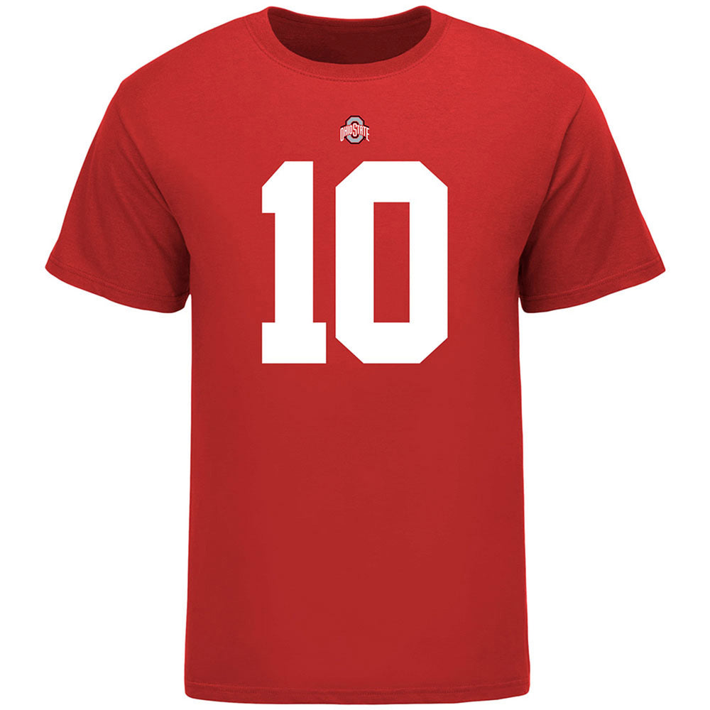 The Team Shop Ohio State Buckeyes #12 Lincoln Kienholz Student Athlete Football T-Shirt / X-Large