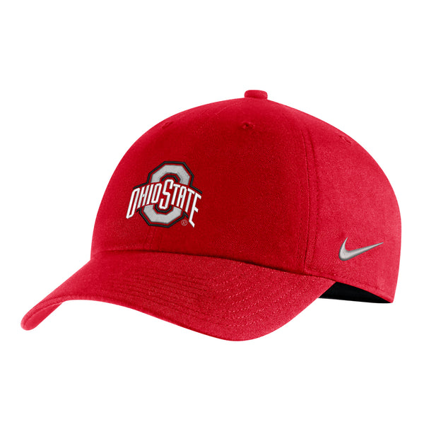 Ohio State Buckeyes Nike Primary Unstructured Adjustable Hat - Front View