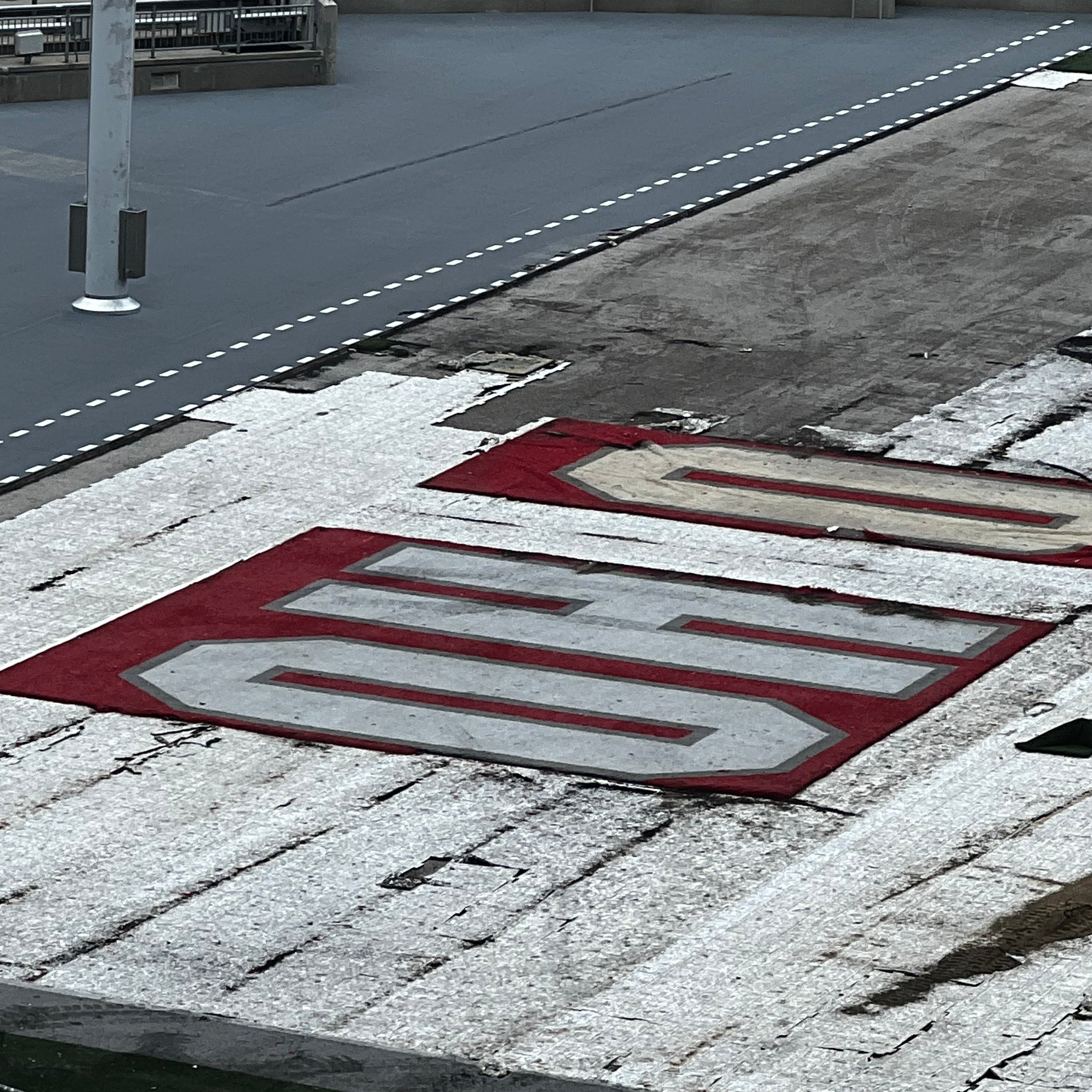 Ohio Stadium Official Endzone O 22.5'x11' ft Turf Cutout – Shop