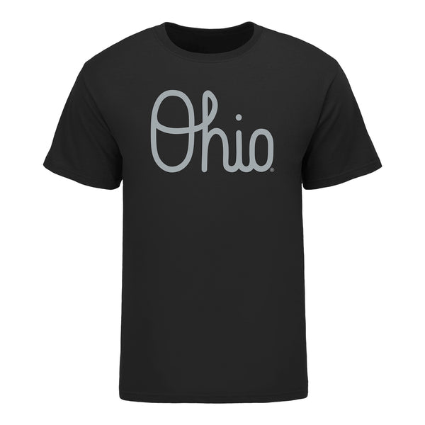 Ohio State Women's Gymnastics Alexis Hankins Student Athlete T-Shirt In Black - Front View