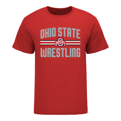 Ohio State Buckeyes Landon Desselle Student Athlete Wrestling T-Shirt - Front View