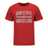 Ohio State Buckeyes Vinny Kilkeary Student Athlete Wrestling T-Shirt In Scarlet - Front View