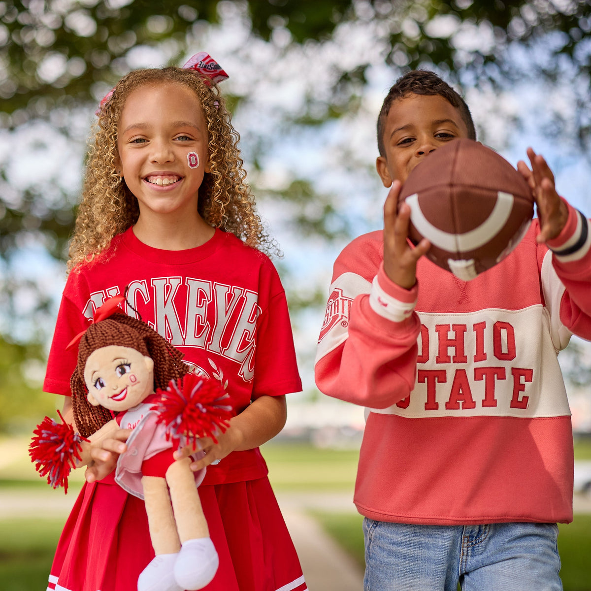 Ohio State Buckeyes Cheer Captain "Belle" Plush Doll