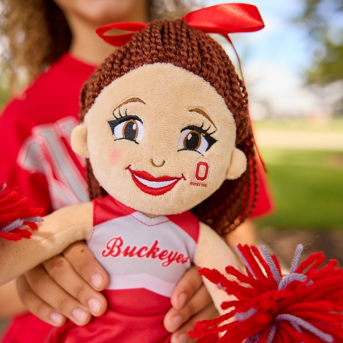 Ohio State Buckeyes Cheer Captain "Belle" Plush Doll