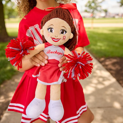 Ohio State Buckeyes Cheer Captain "Belle" Plush Doll