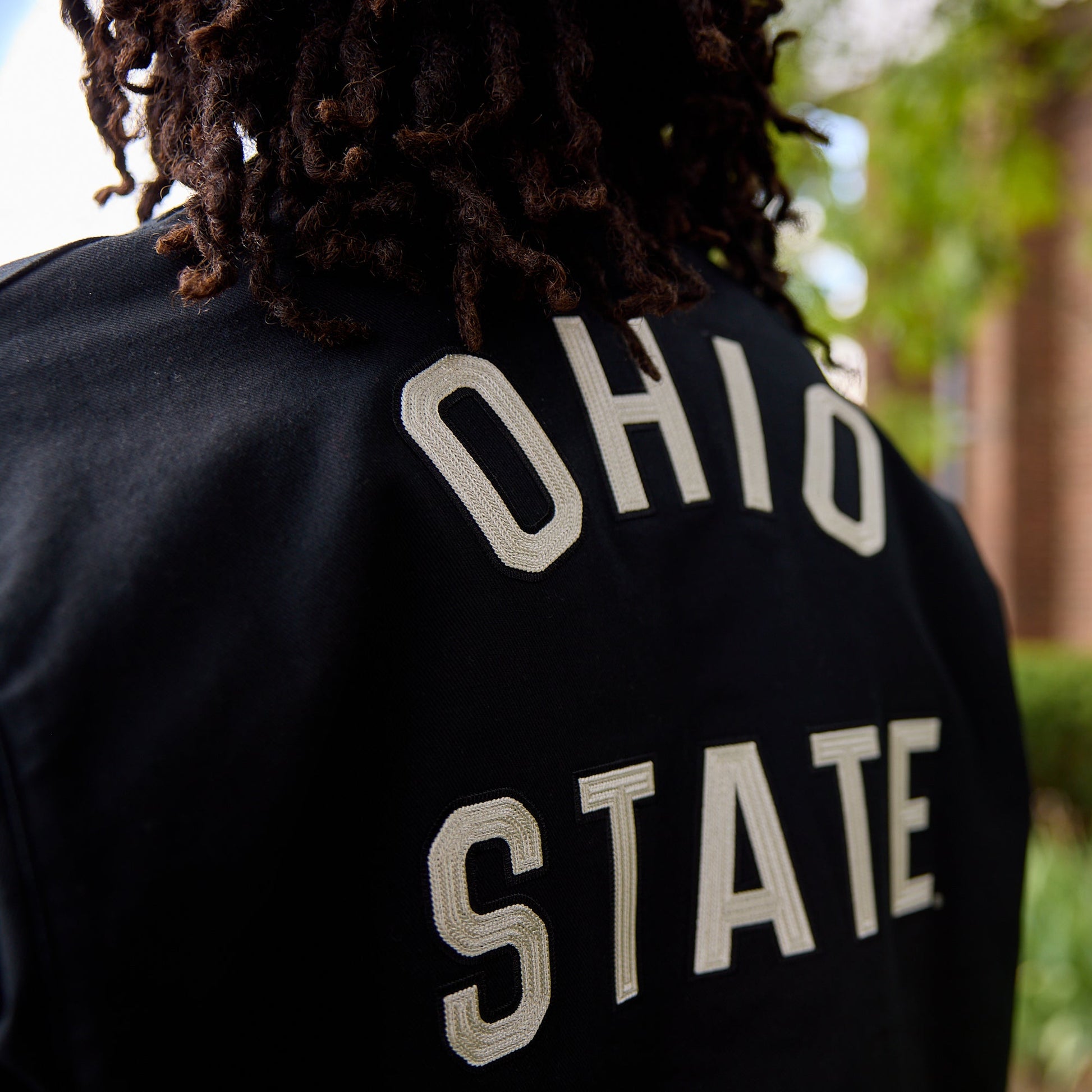 Ohio State Buckeyes Nike Local Twill Jacket - Detail Back