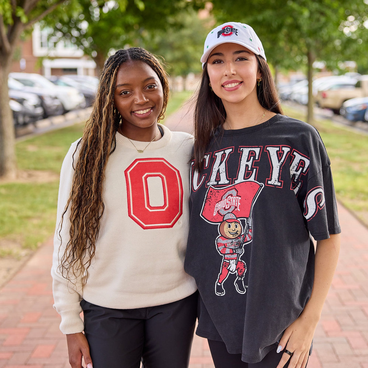 Ohio State Buckeyes Block O Applique Sweater